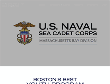 Tablet Screenshot of bostonseacadets.org